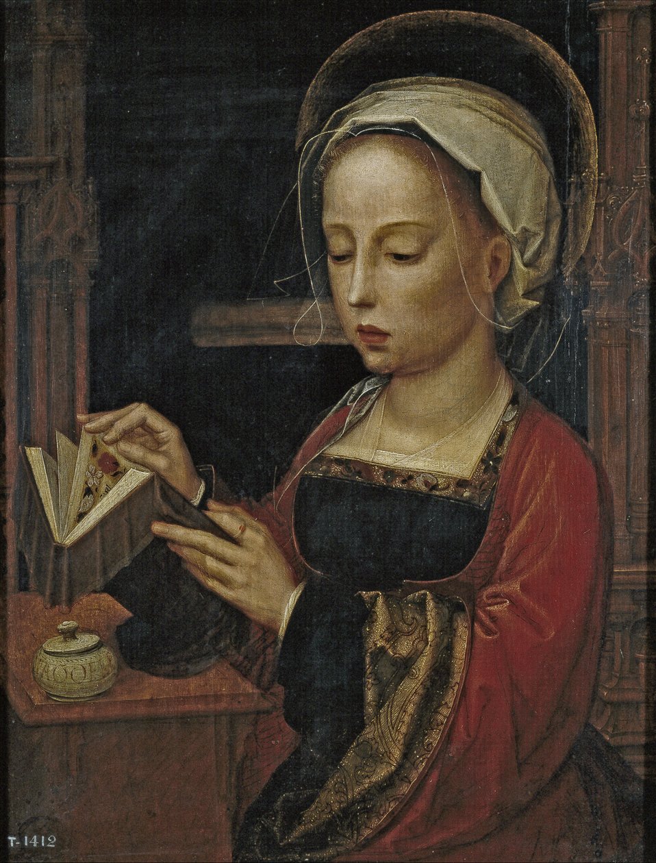 Maria Maddalena che legge da Adriaen Isenbrandt or Isenbrant