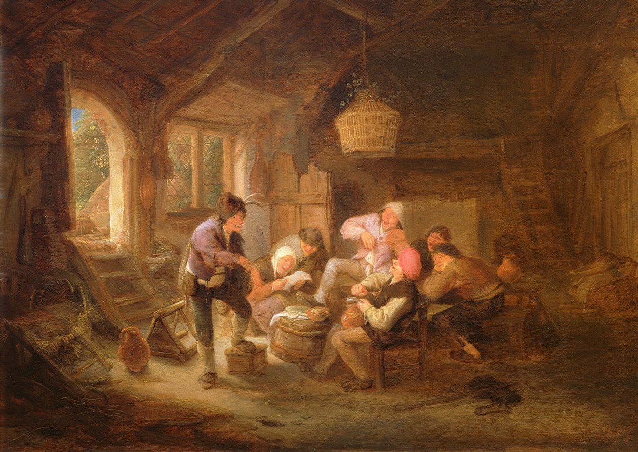 Scena di Bevute da Adriaen Jansz. van Ostade
