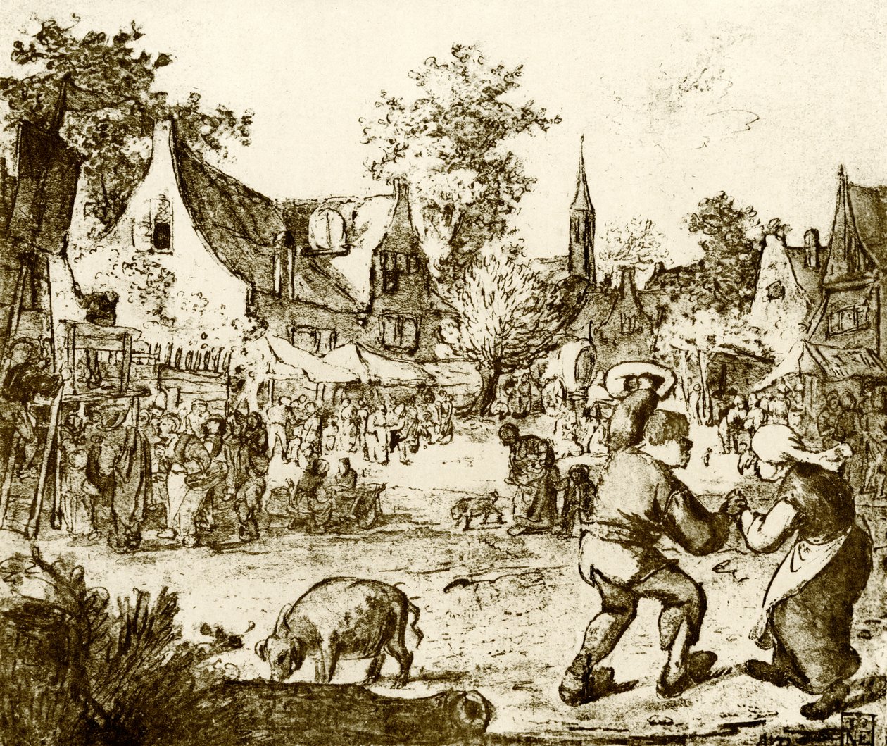 Fiera olandese da Adriaen Jansz. van Ostade