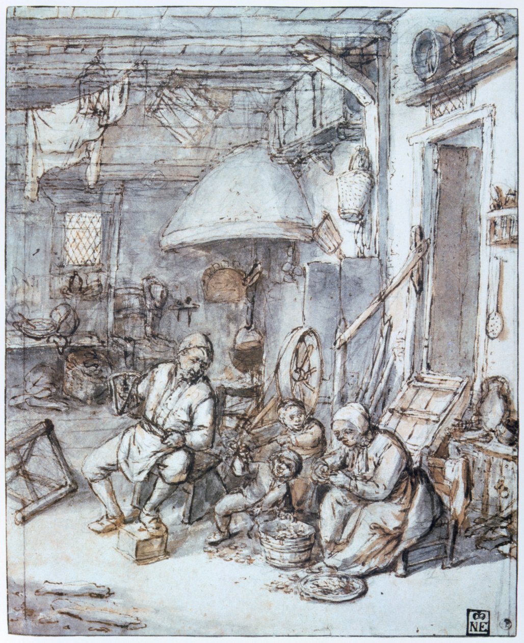 I contadini olandesi da Adriaen Jansz. van Ostade
