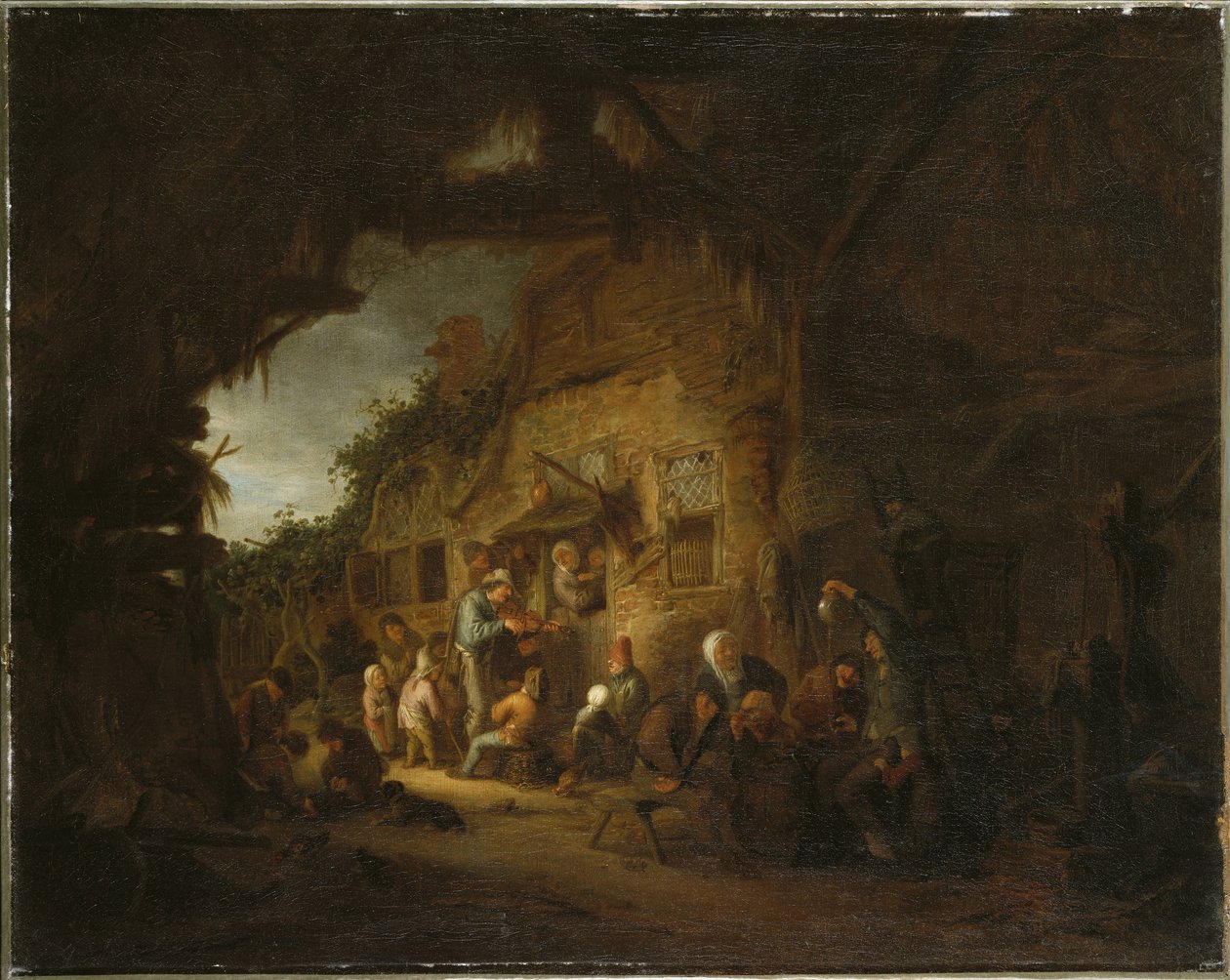 Il vecchio violinista, 1641 da Adriaen Jansz. van Ostade
