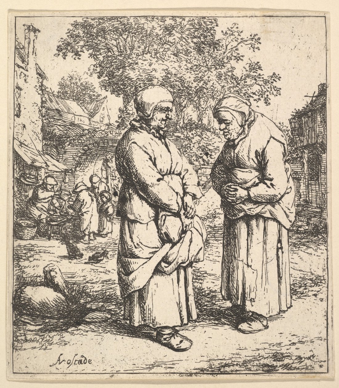 Due pettegole da Adriaen Jansz. van Ostade