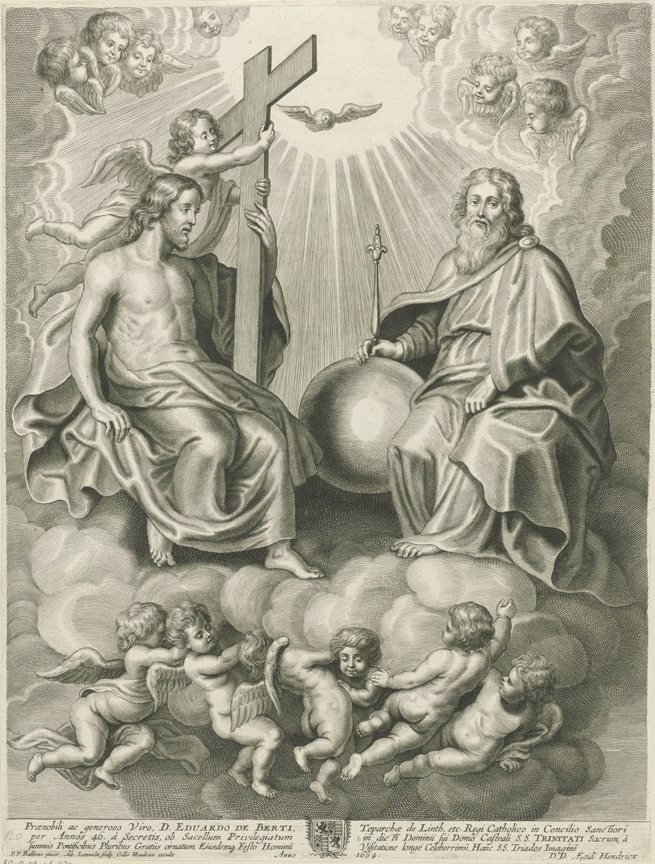 Trionfo della Santissima Trinità da Adriaen Lommelin