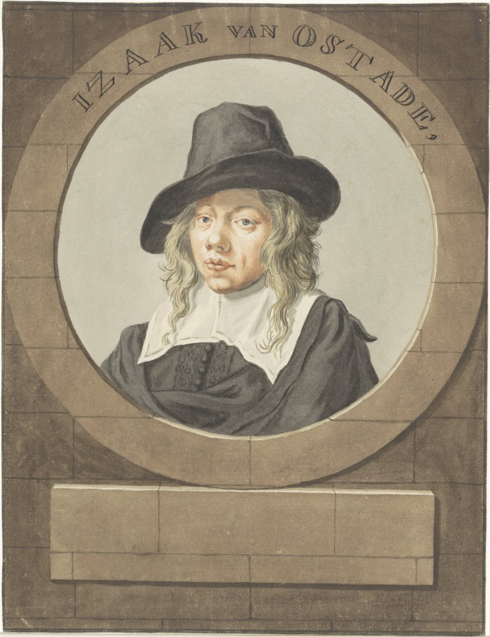 Ritratto di Isaak van Ostade da Adriaen van Ostade