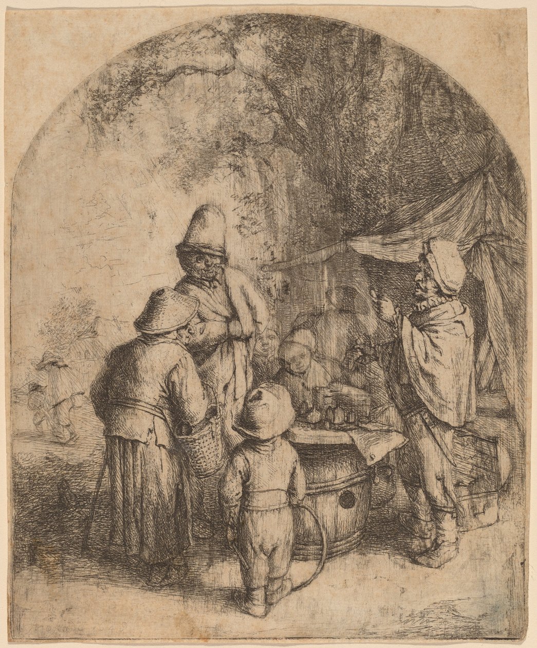 Ciarlatano da Adriaen van Ostade