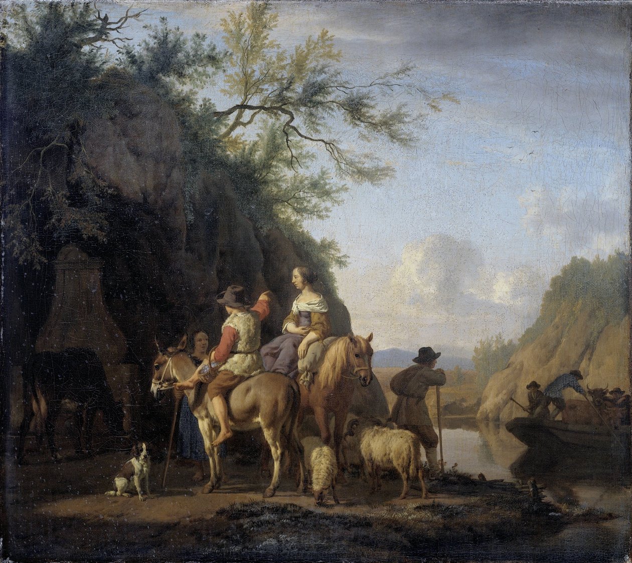 Traghetto da Adriaen van de Velde