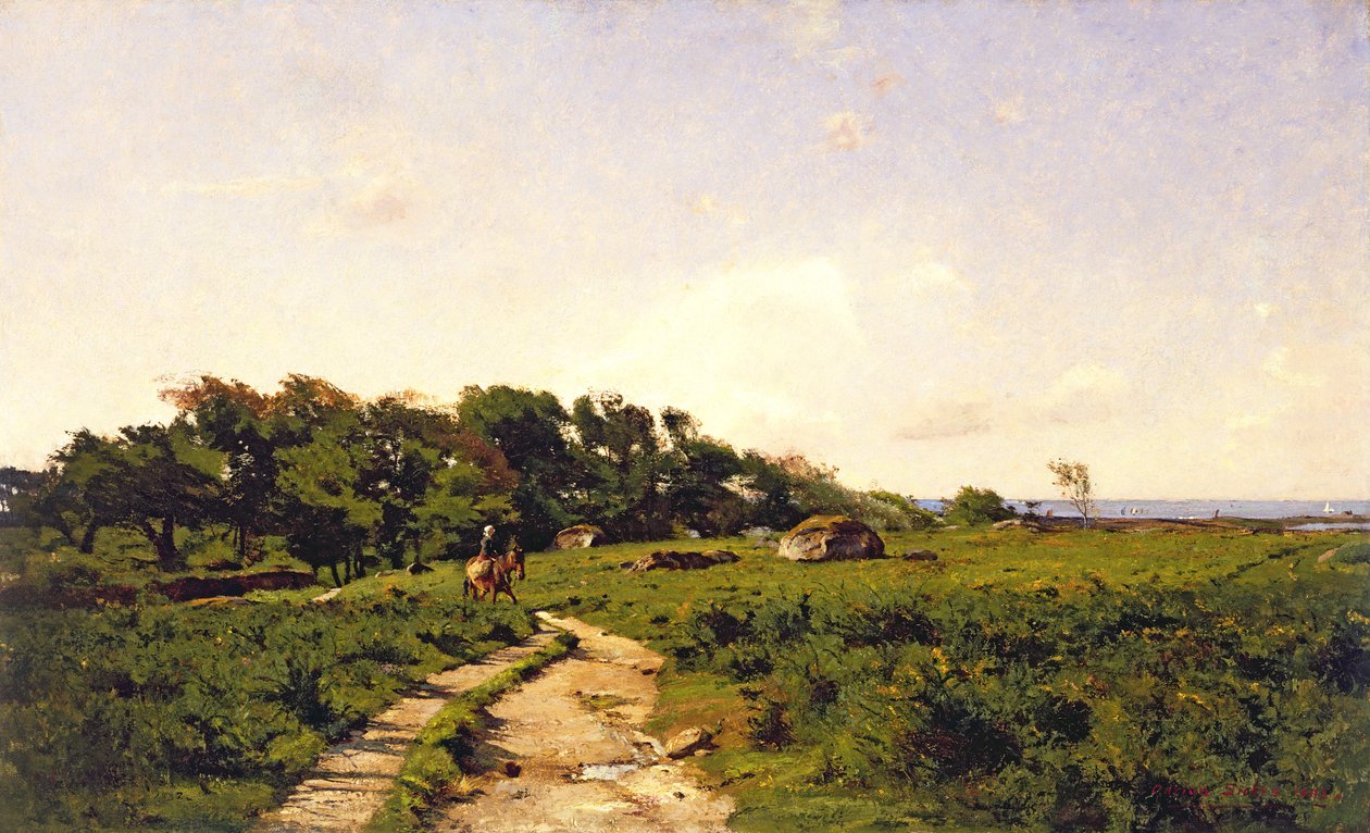 Il raccoglitore di alghe, 1882 da Adrian Scott Stokes