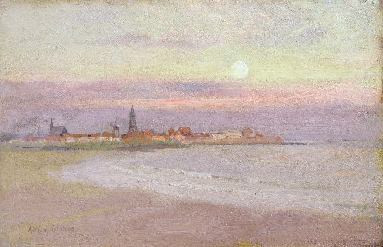 Villaggio in Frisia, 1900 da Adrian Scott Stokes