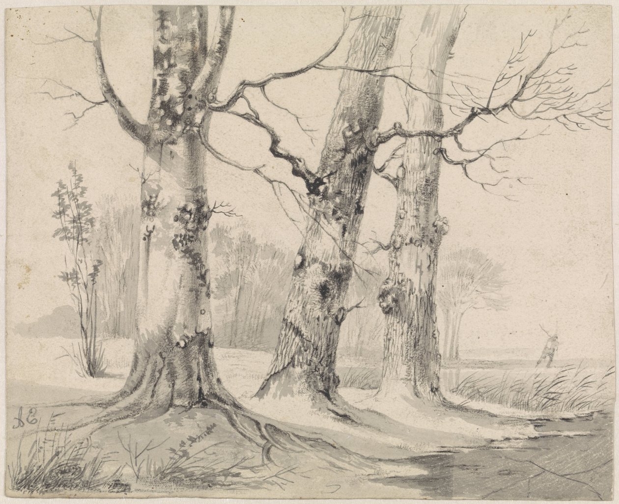 Paesaggio invernale da Adrianus Eversen
