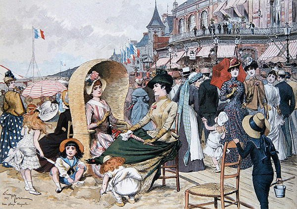 Una spiaggia elegante da Adrien Emmanuel Marie
