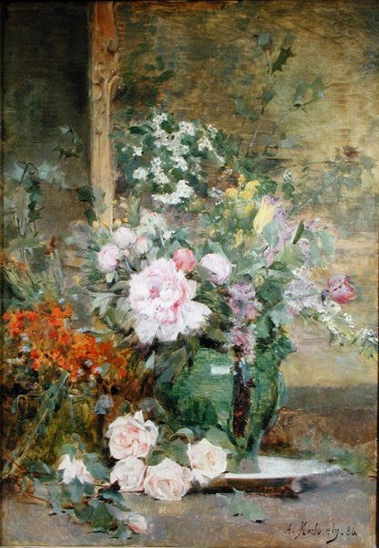 Natura morta con fiori da Adrien Karbowsky