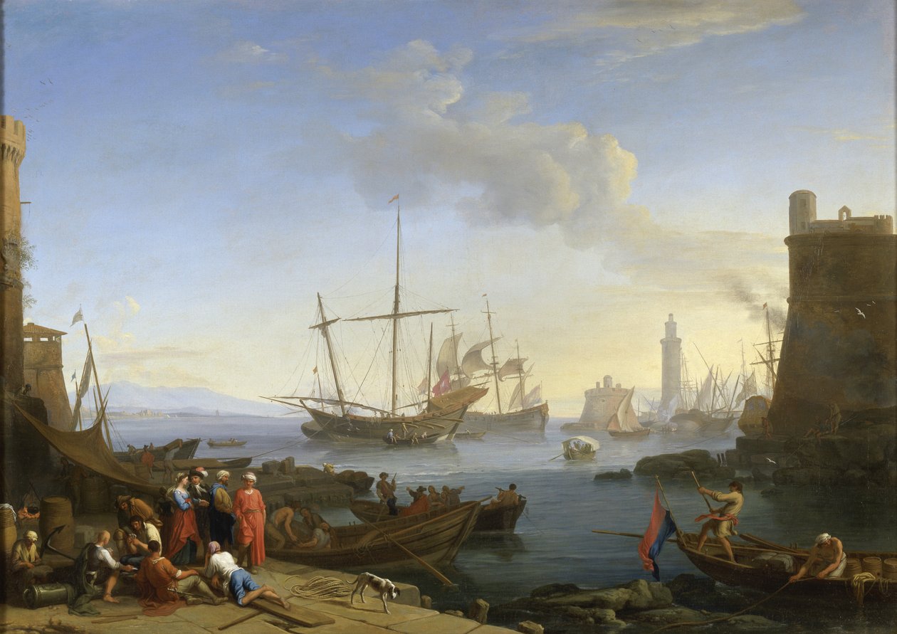 Porto marittimo da Adrien Manglard