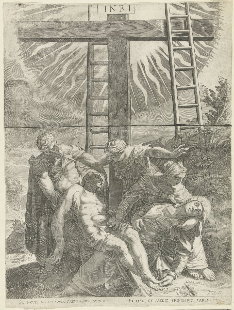 Deposizione dalla croce da Egidius  Sadeler (II)