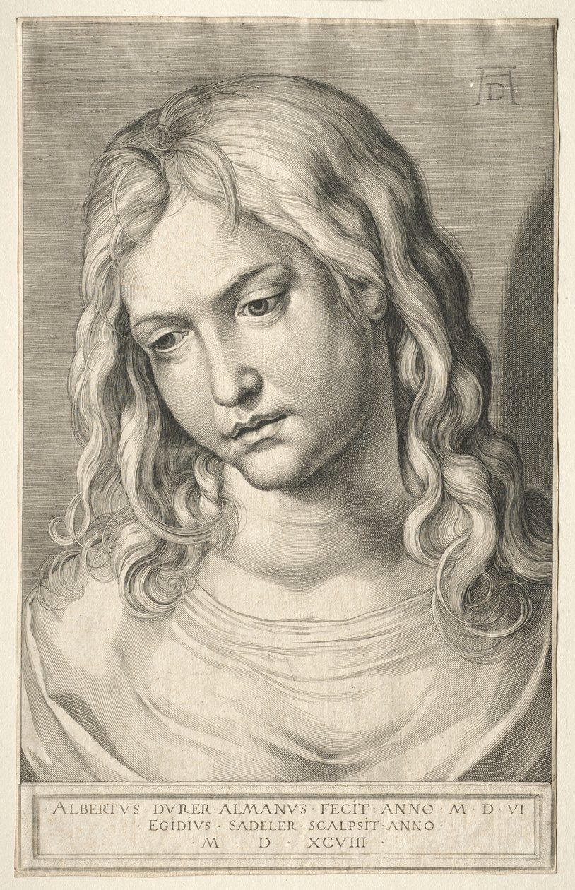 Testa femminile da Aegidius Sadeler