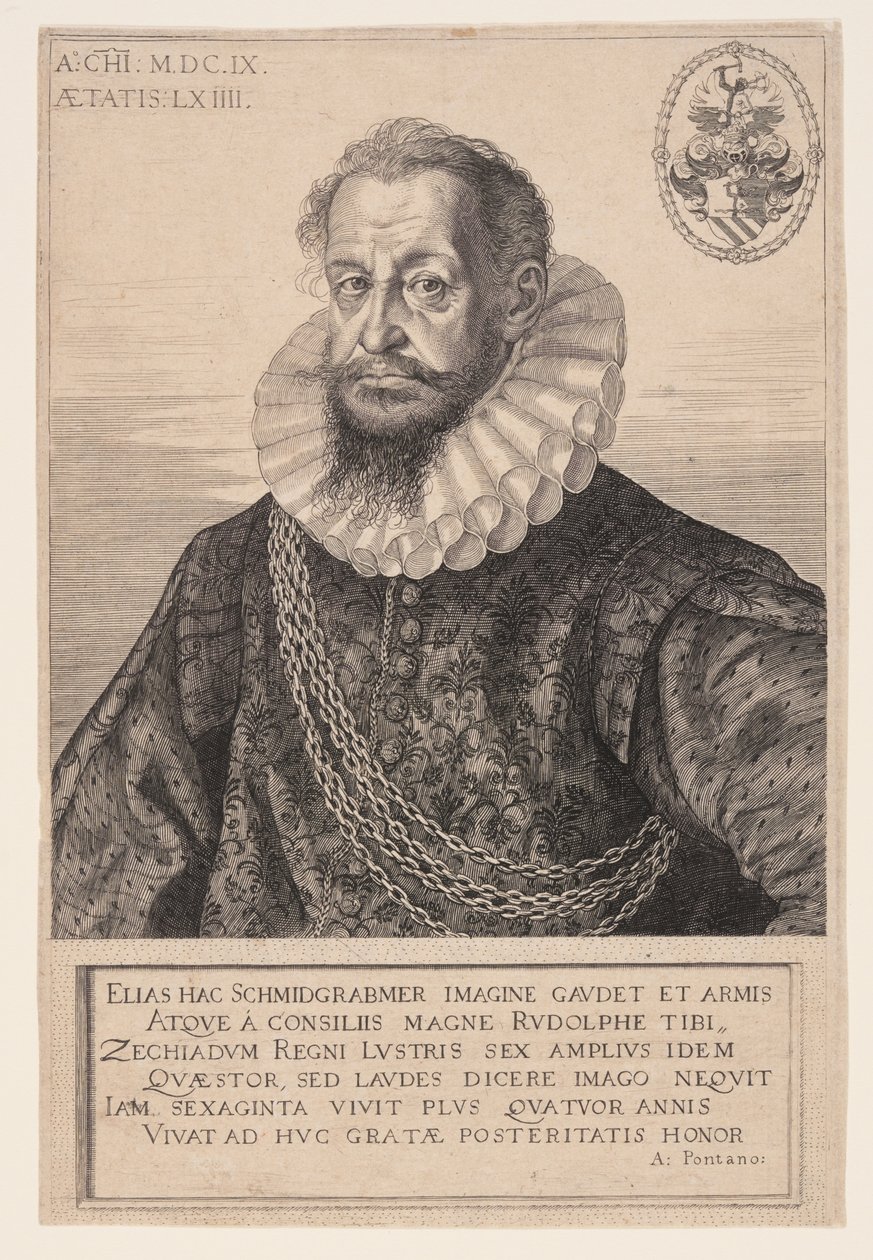 Elias Schmidgrabner, Consigliere per le Finanze da Aegidius Sadeler II