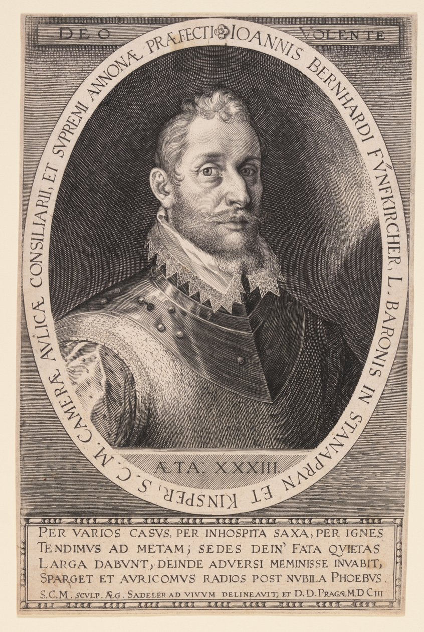 Johannes Bernhardt Fünfkircher, barone di Stanaprun da Aegidius Sadeler II