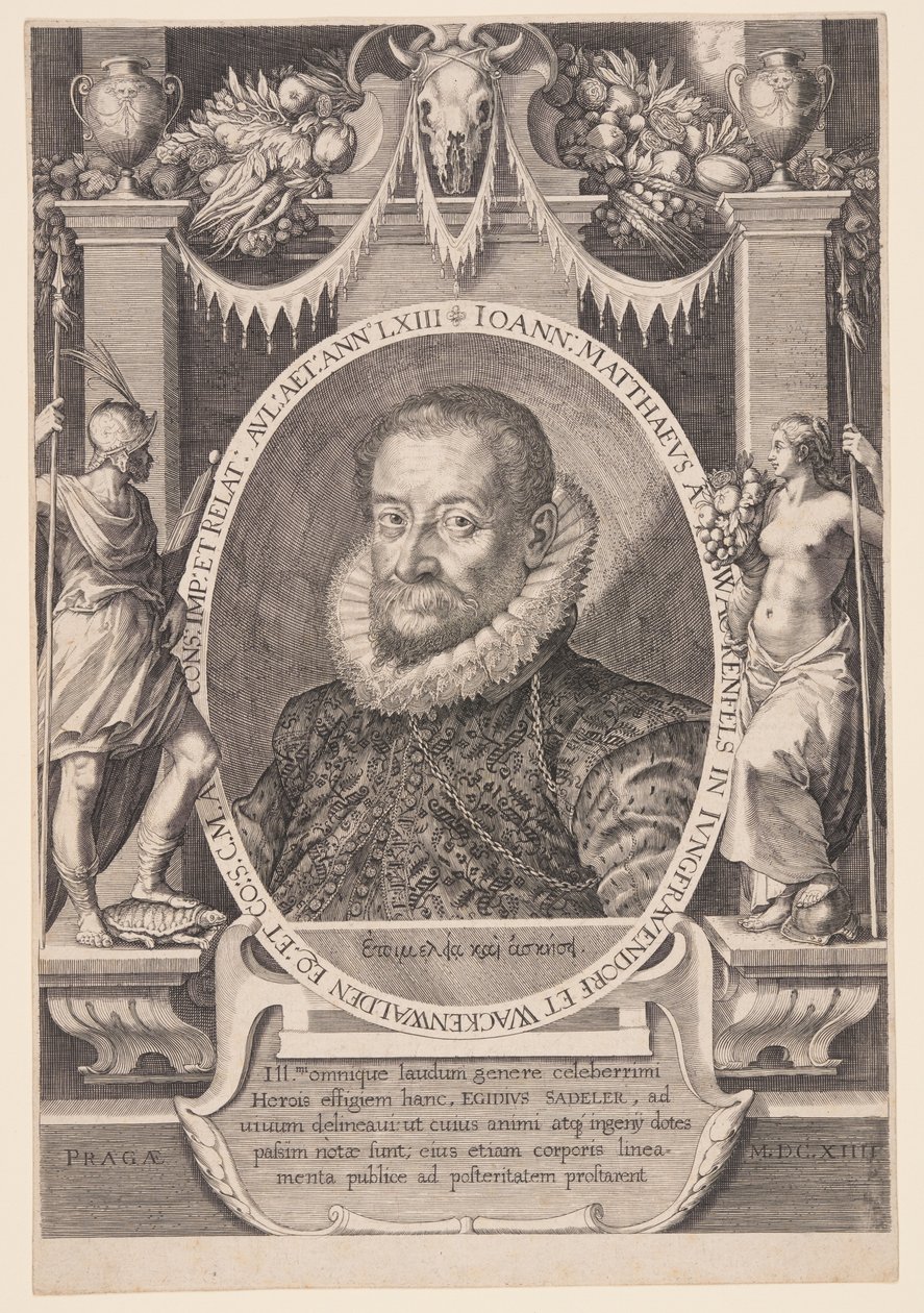 Johannes Matthaeus Wacker von Wackenfels, diplomatico da Aegidius Sadeler II