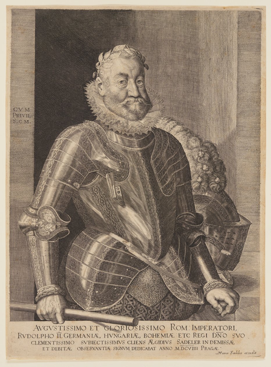 Rodolfo II, Sacro Romano Imperatore da Aegidius Sadeler II