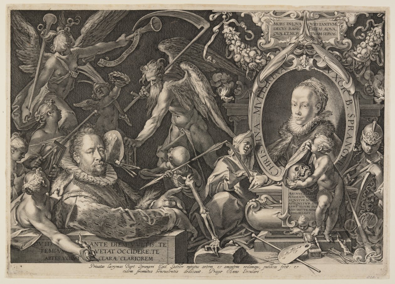 Spranger e sua moglie da Aegidius Sadeler II