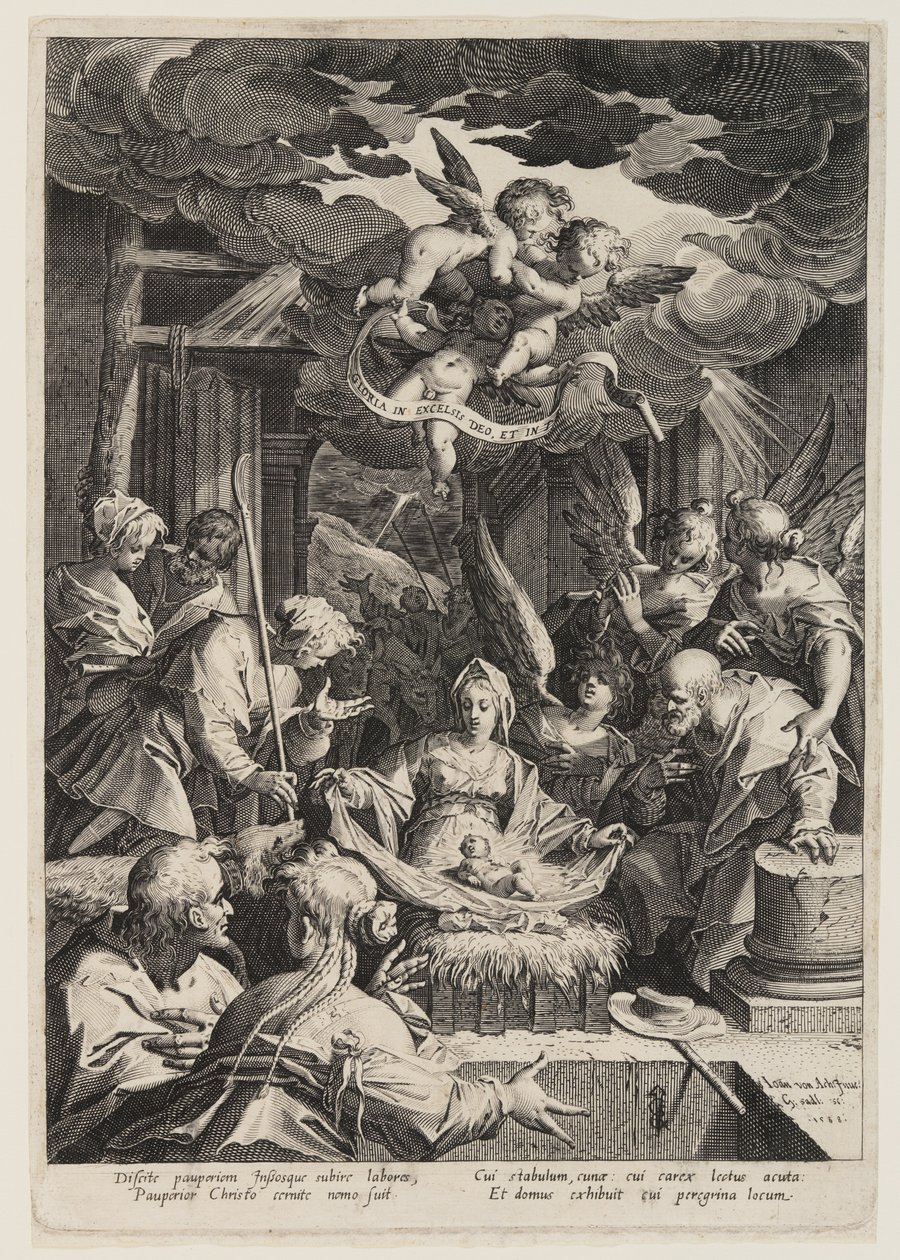 La Natività da Aegidius Sadeler II