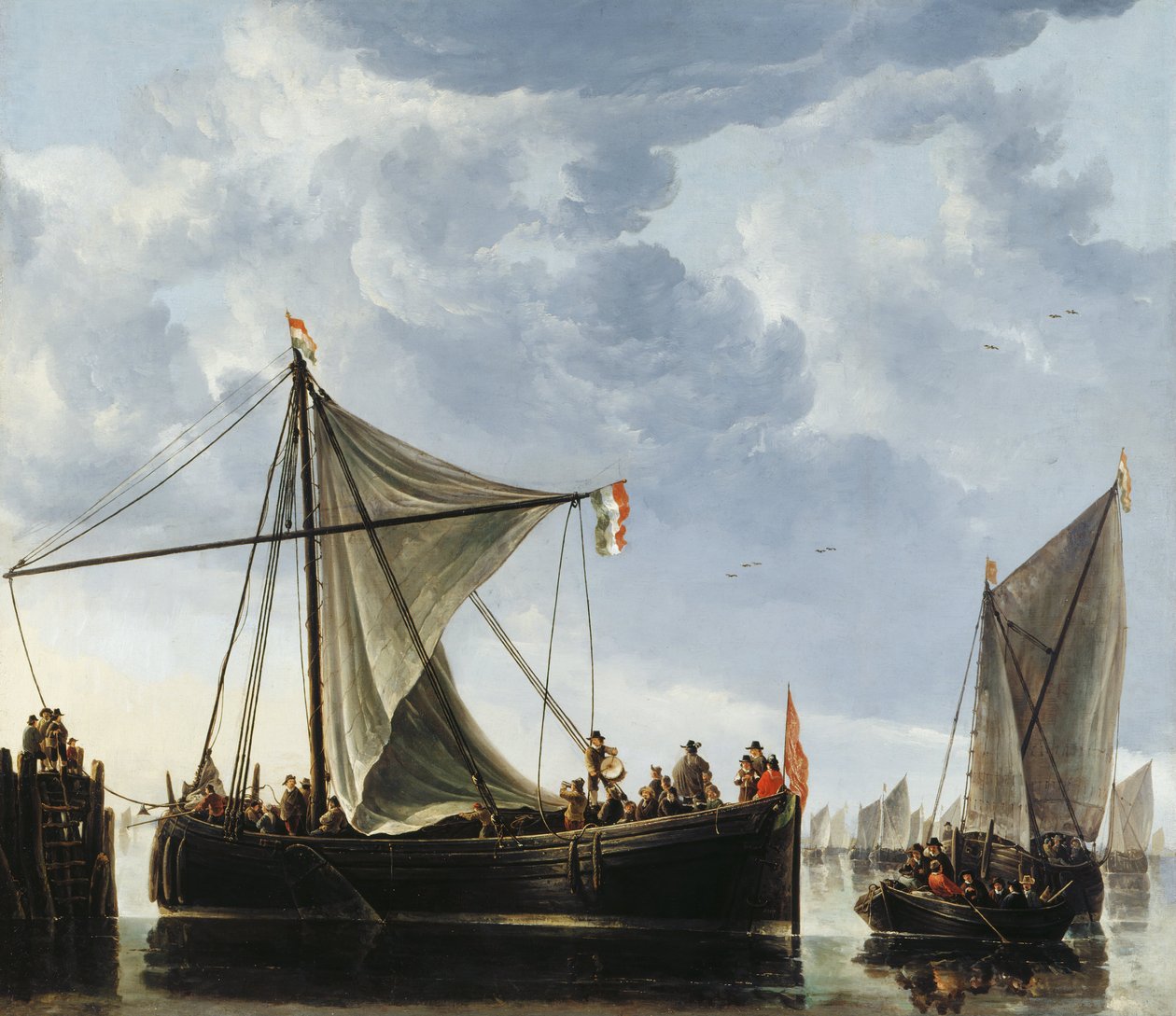 La barca di passaggio da Aelbert Cuyp