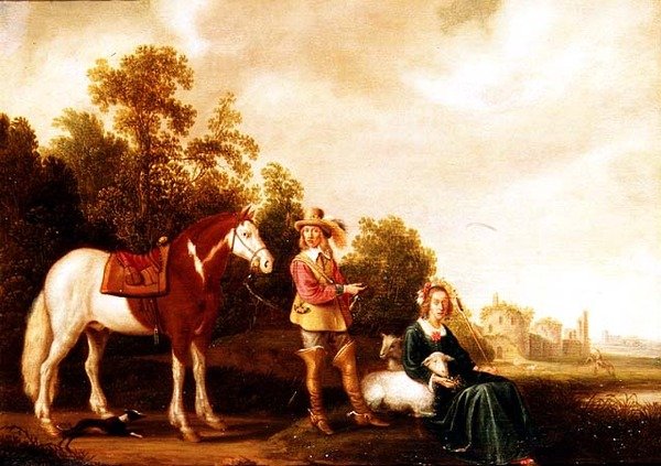 Granida e Daifilo da Aelbert (school of) Cuyp