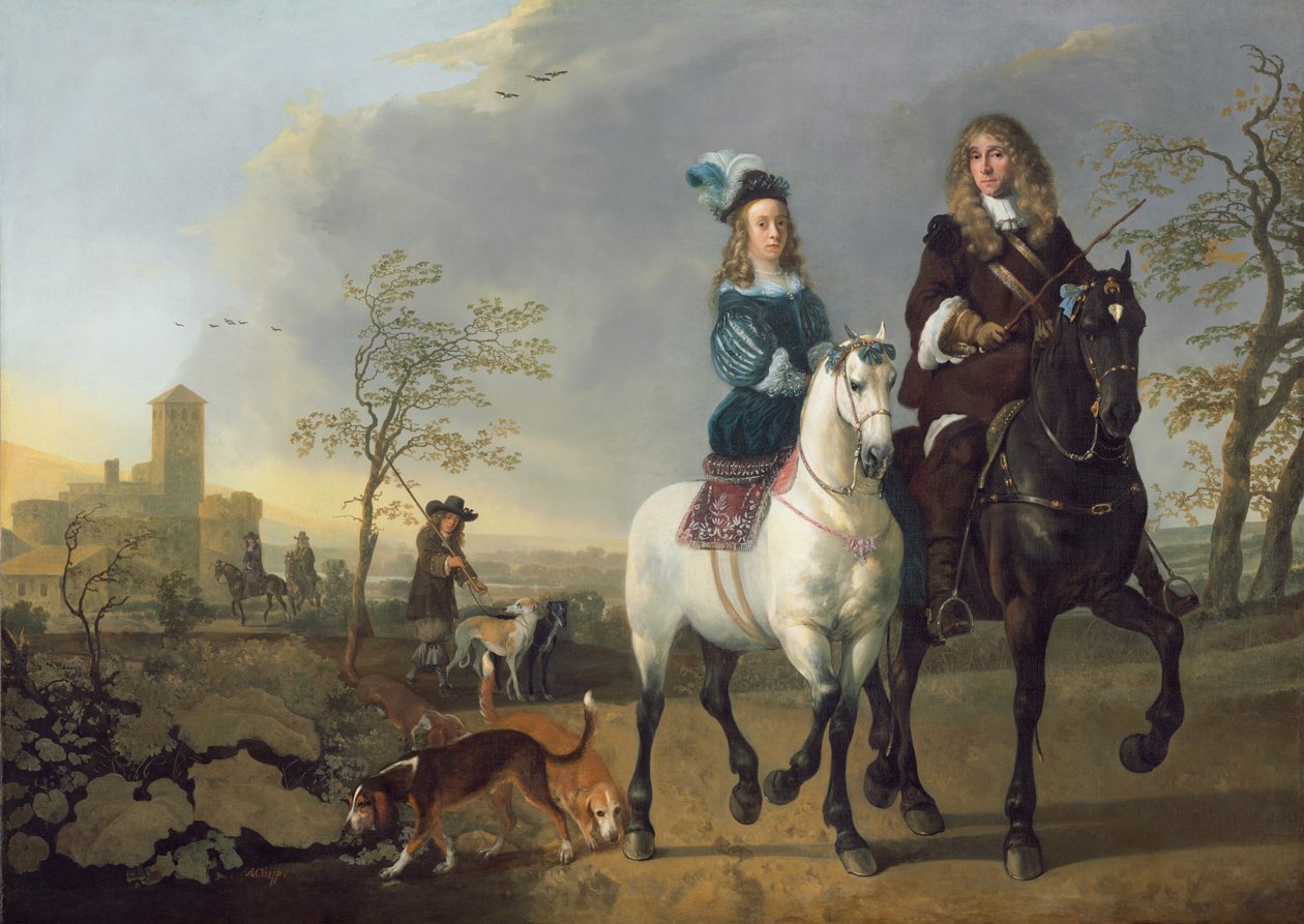 Signora e gentiluomo a cavallo da Aelbert Cuyp