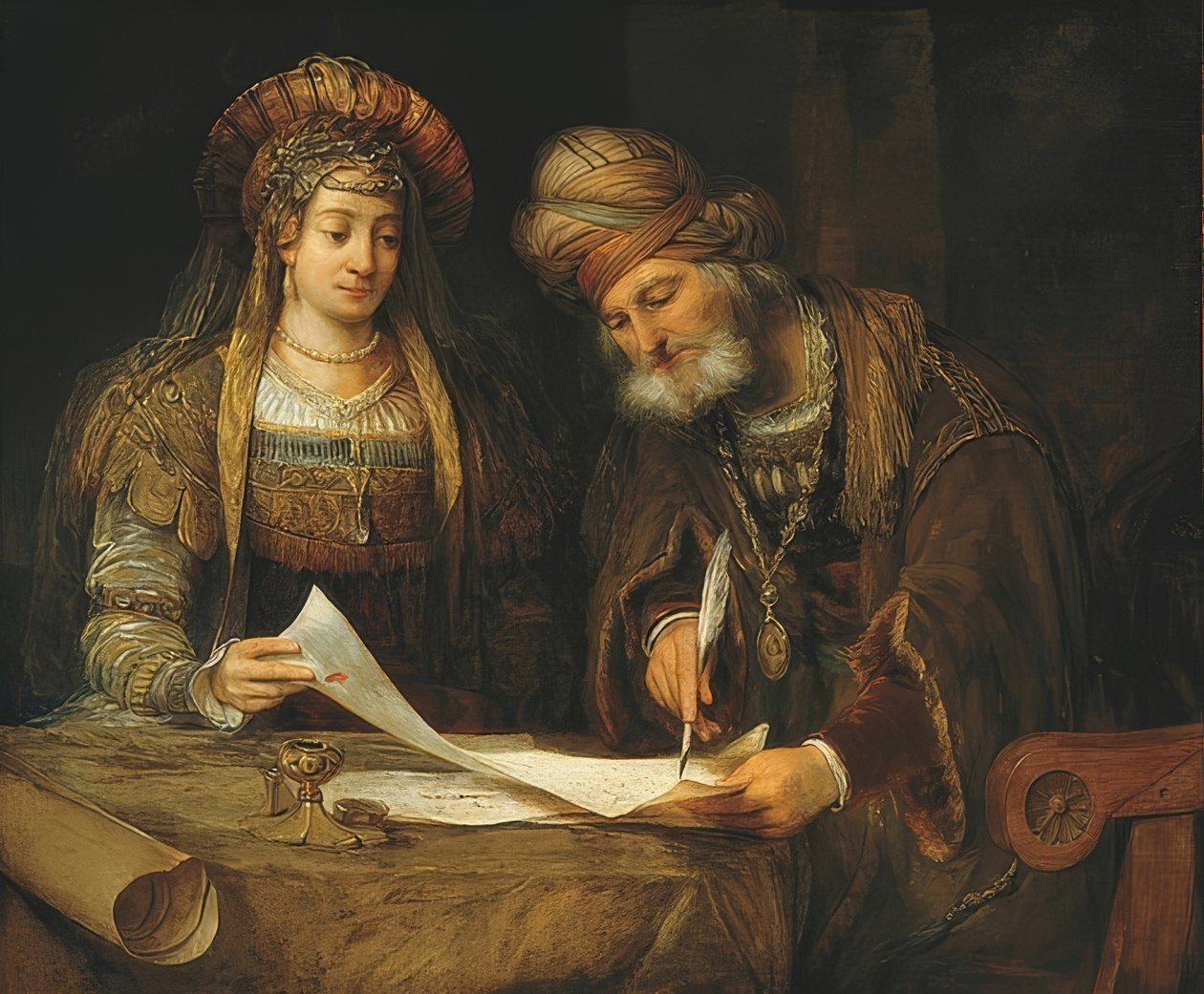 Ester e Mardocheo da Aernt de Gelder