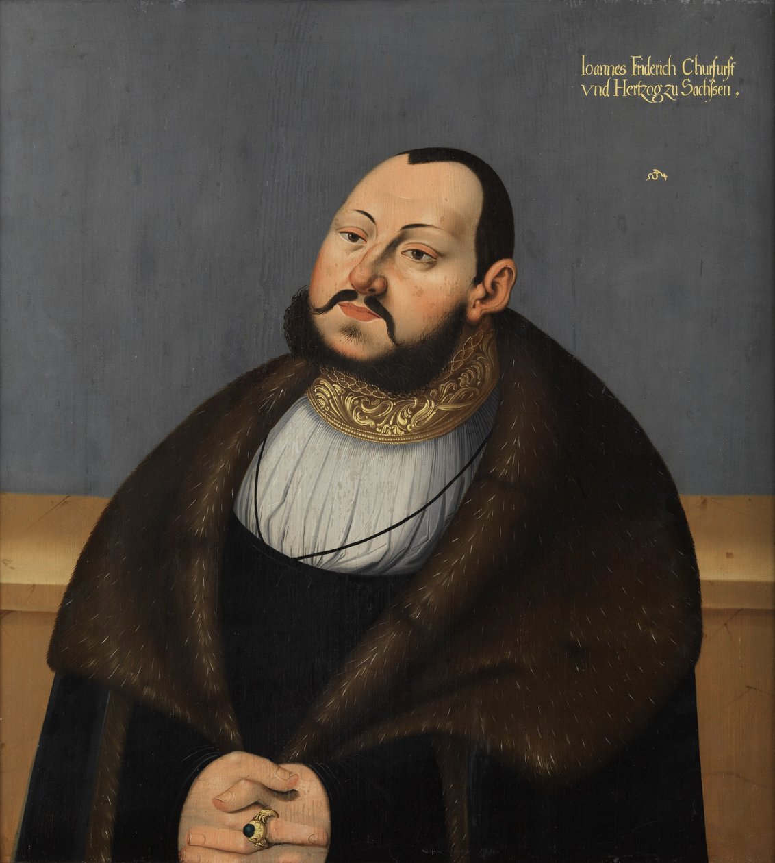 Elettore Giovanni Federico di Sassonia da after Lucas Cranach the Elder
