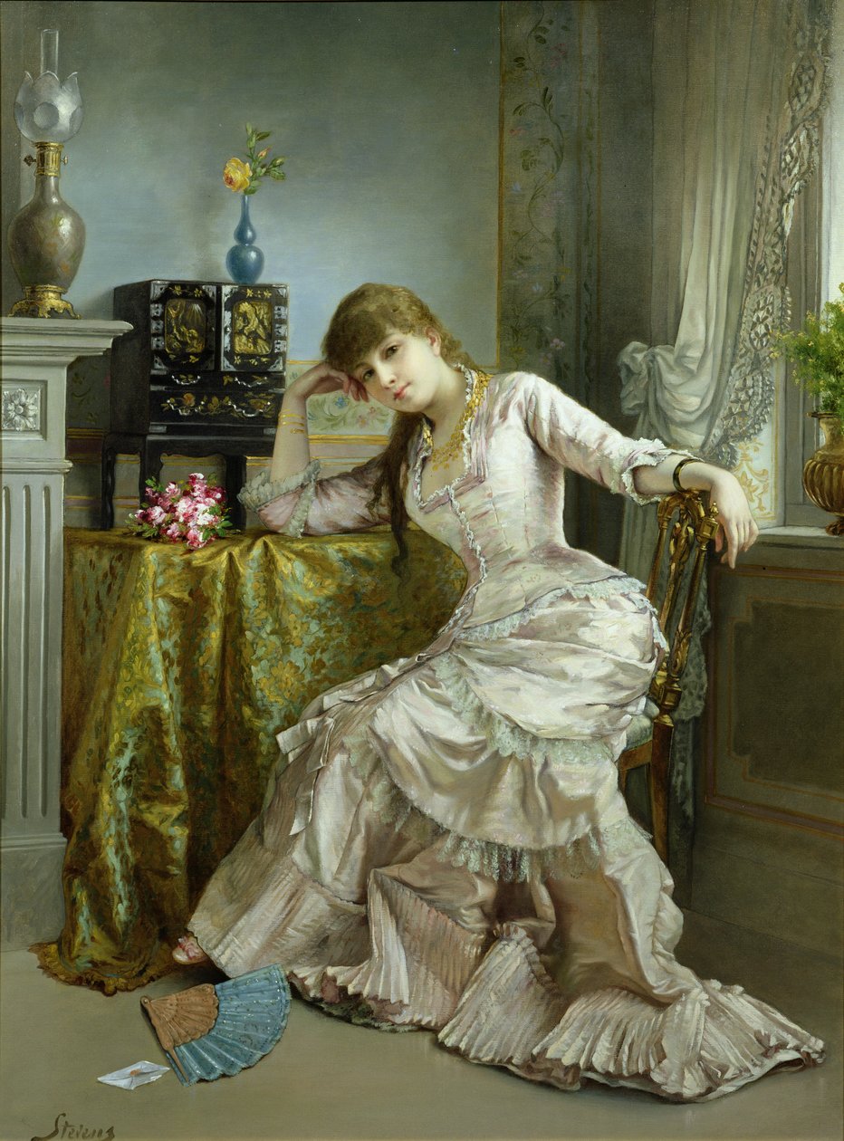Ritratto di una Giovane Donna da Agapit Stevens