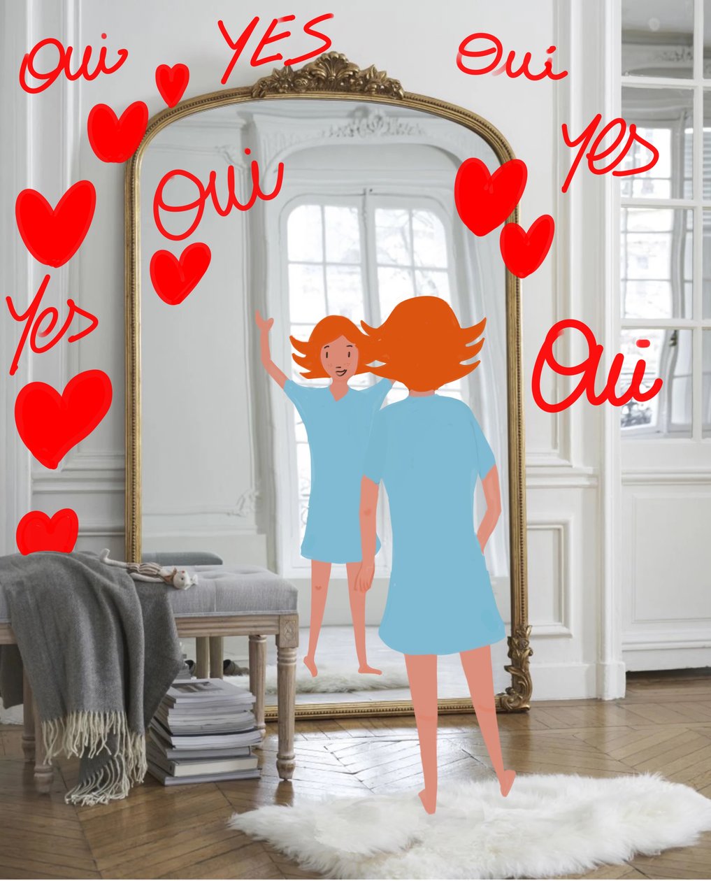 YES OUI, 2023 da Agnes Girardon
