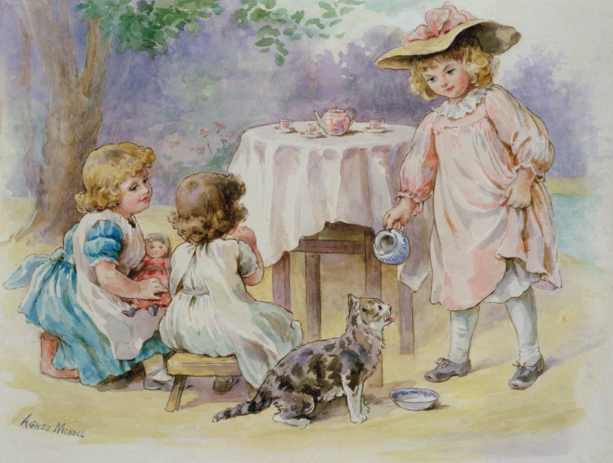 Il tè delle cinque, 1876 da Agnes Nicholl
