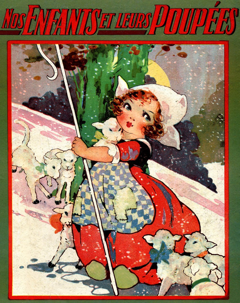 Una piccola pastorella, c.1920 (illustrazione) da Agnes Richardson