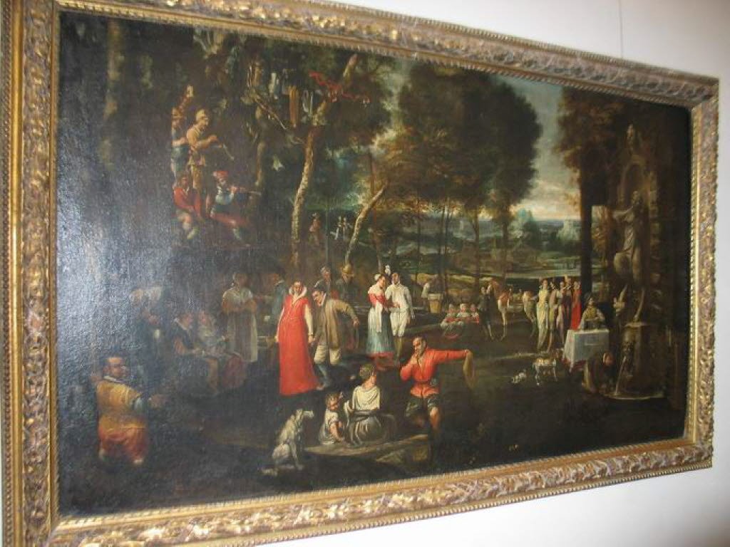 Festa del villaggio da Agostino Carracci