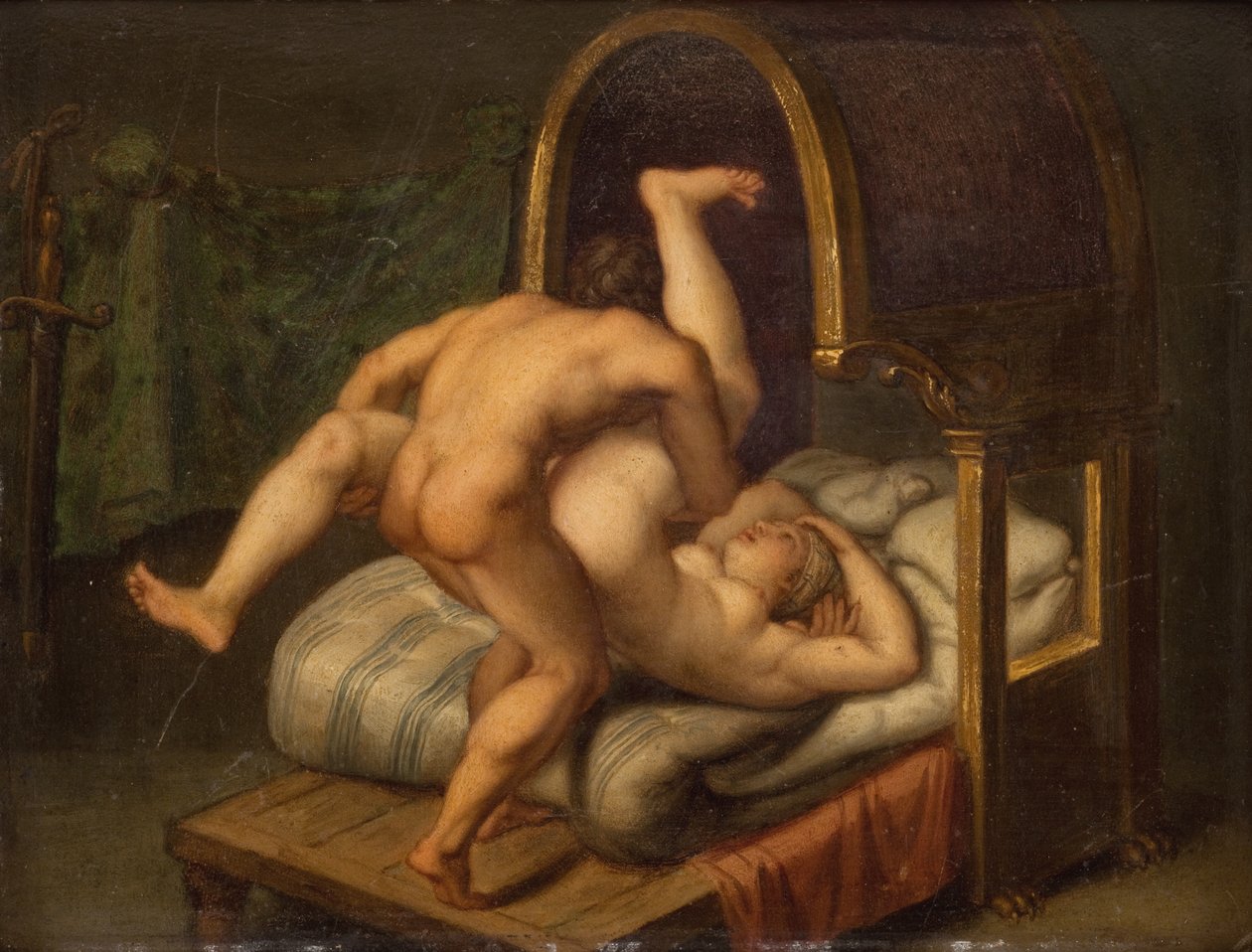 Nudità con uomo e donna da Agostino Carracci