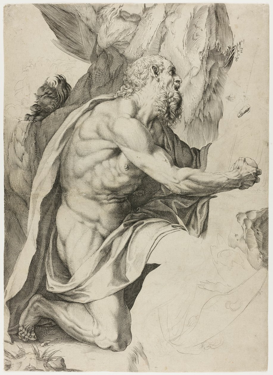 San Girolamo in penitenza da Agostino Carracci