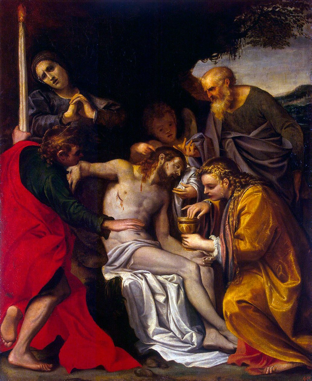 Il compianto su Cristo, c. 1586 da Agostino Carracci