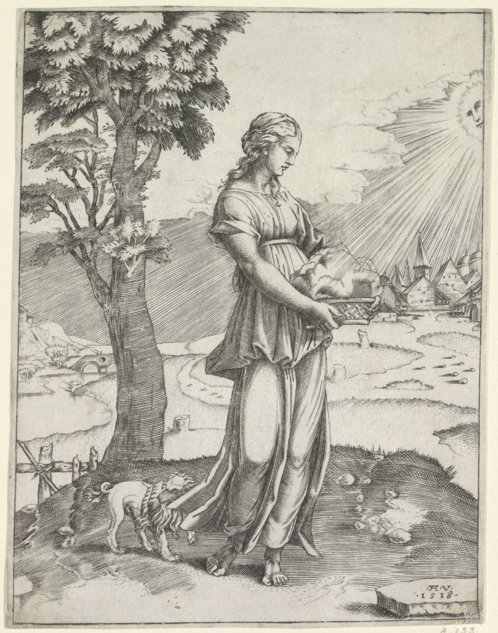 Sibilla Cumana da Agostino Veneziano