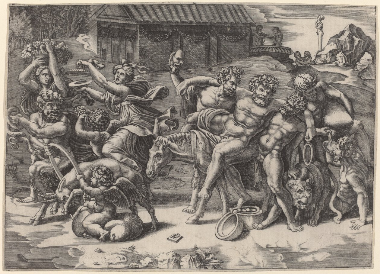 La Marcia di Sileno da Agostino dei Musi