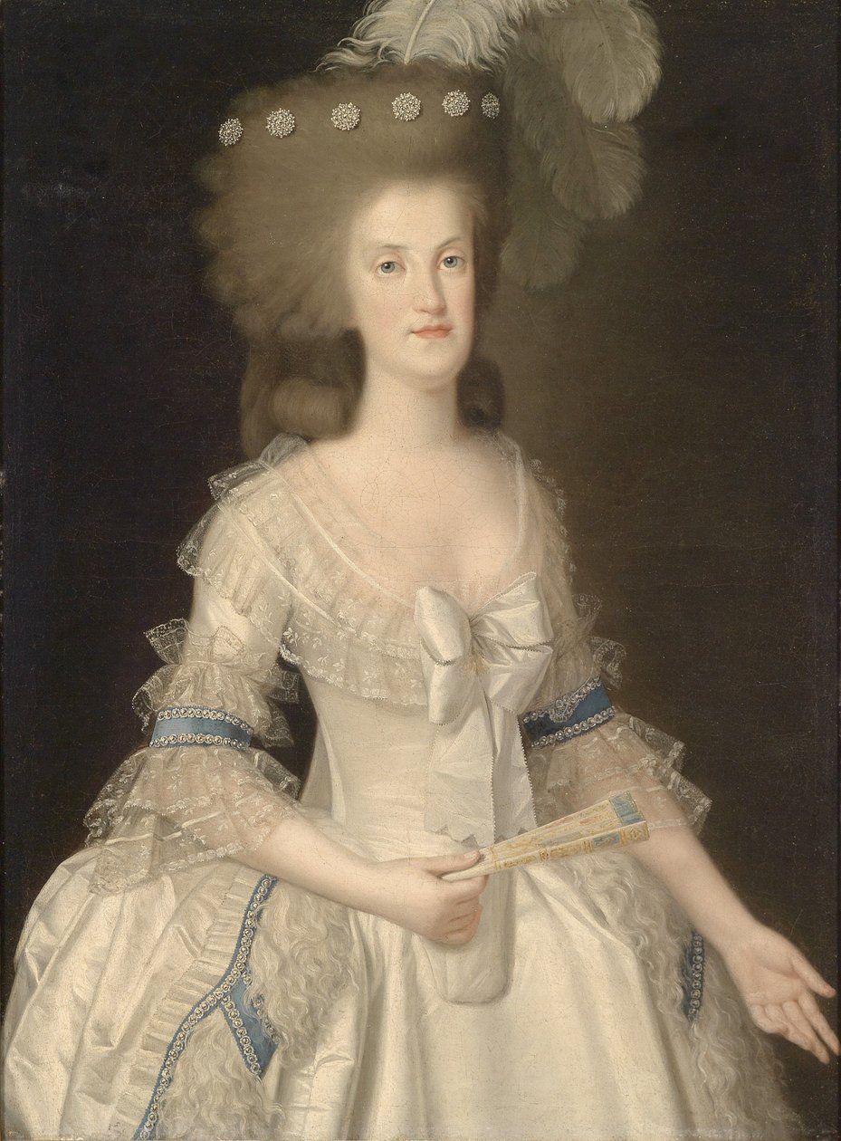 Ritratto della Regina Maria Carolina di Napoli (1752-1814), nata arciduchessa d