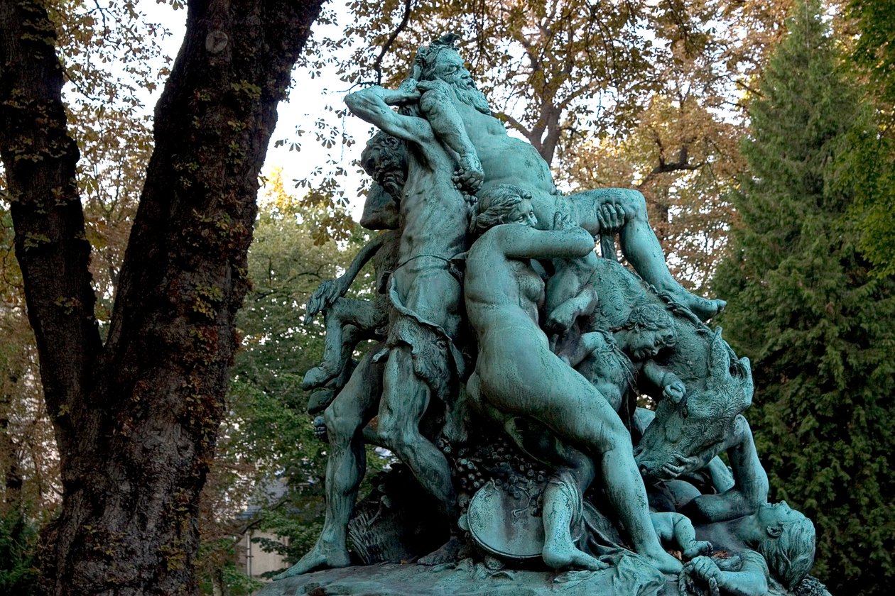 Il trionfo di Sileno da Aime Jules Dalou