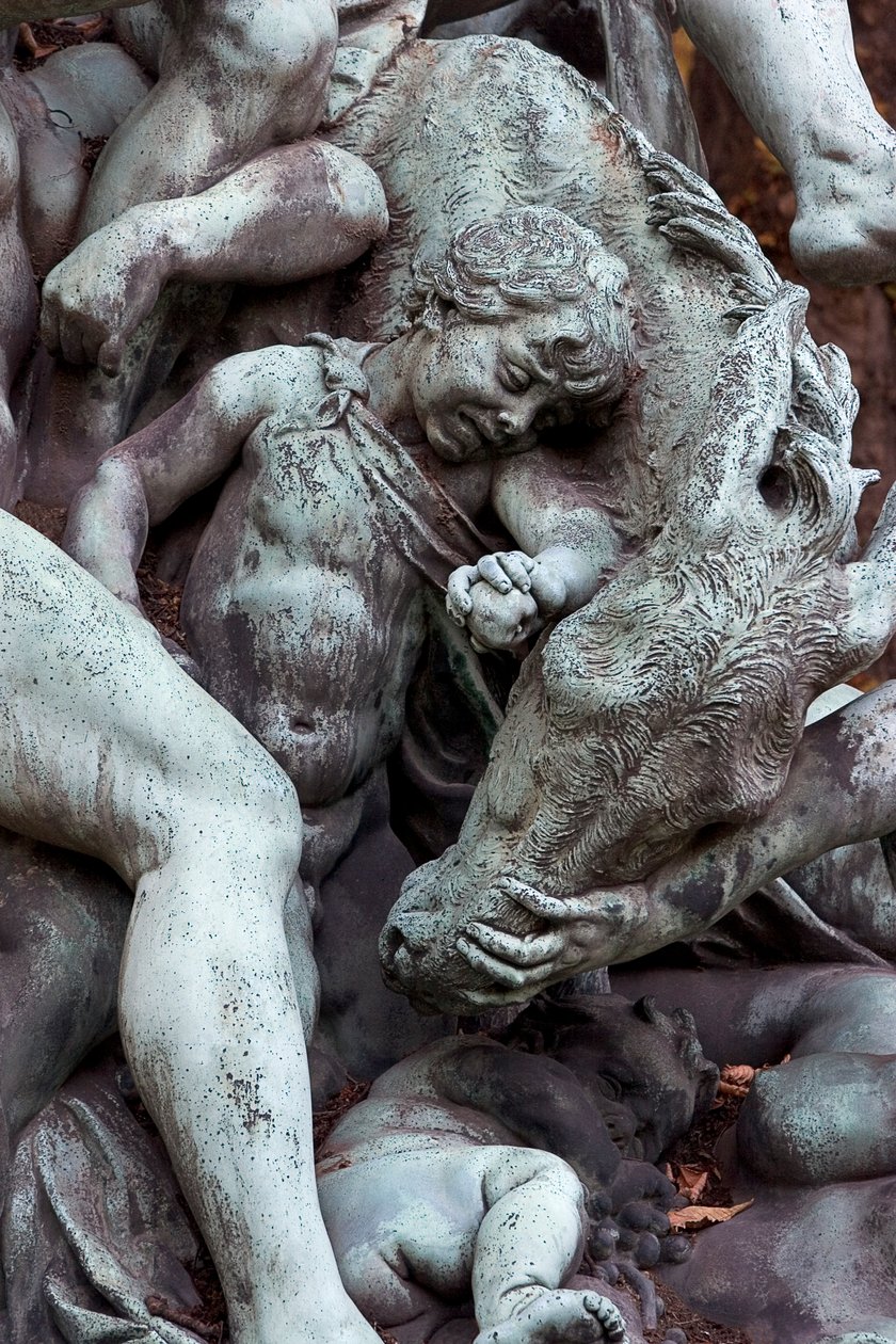 Il trionfo di Sileno (dettaglio) da Aime Jules Dalou