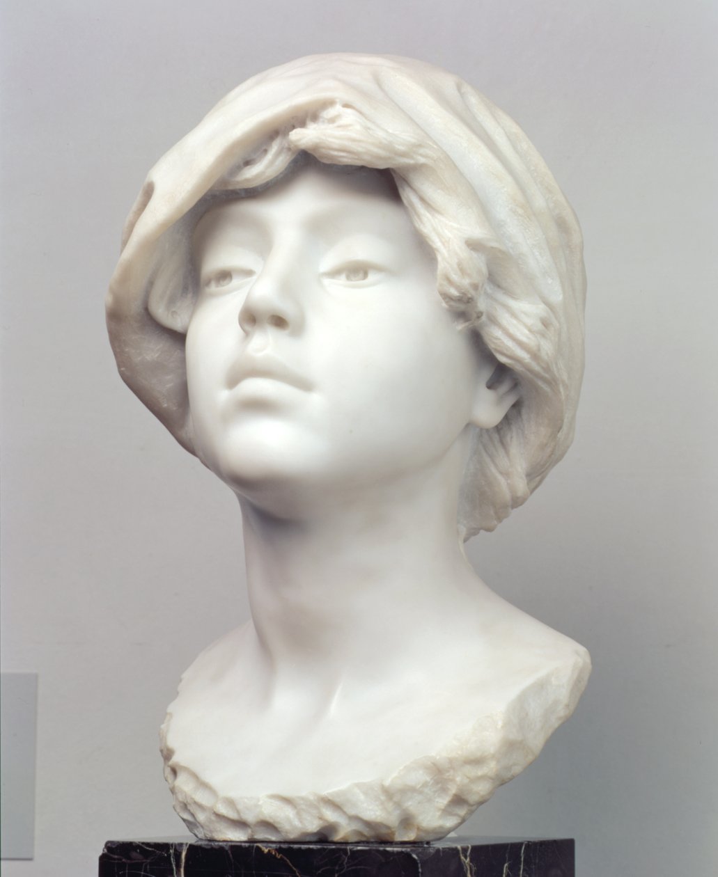 Giovane Ragazza in un Fichu, primi anni 1890 da Aime Jules Dalou