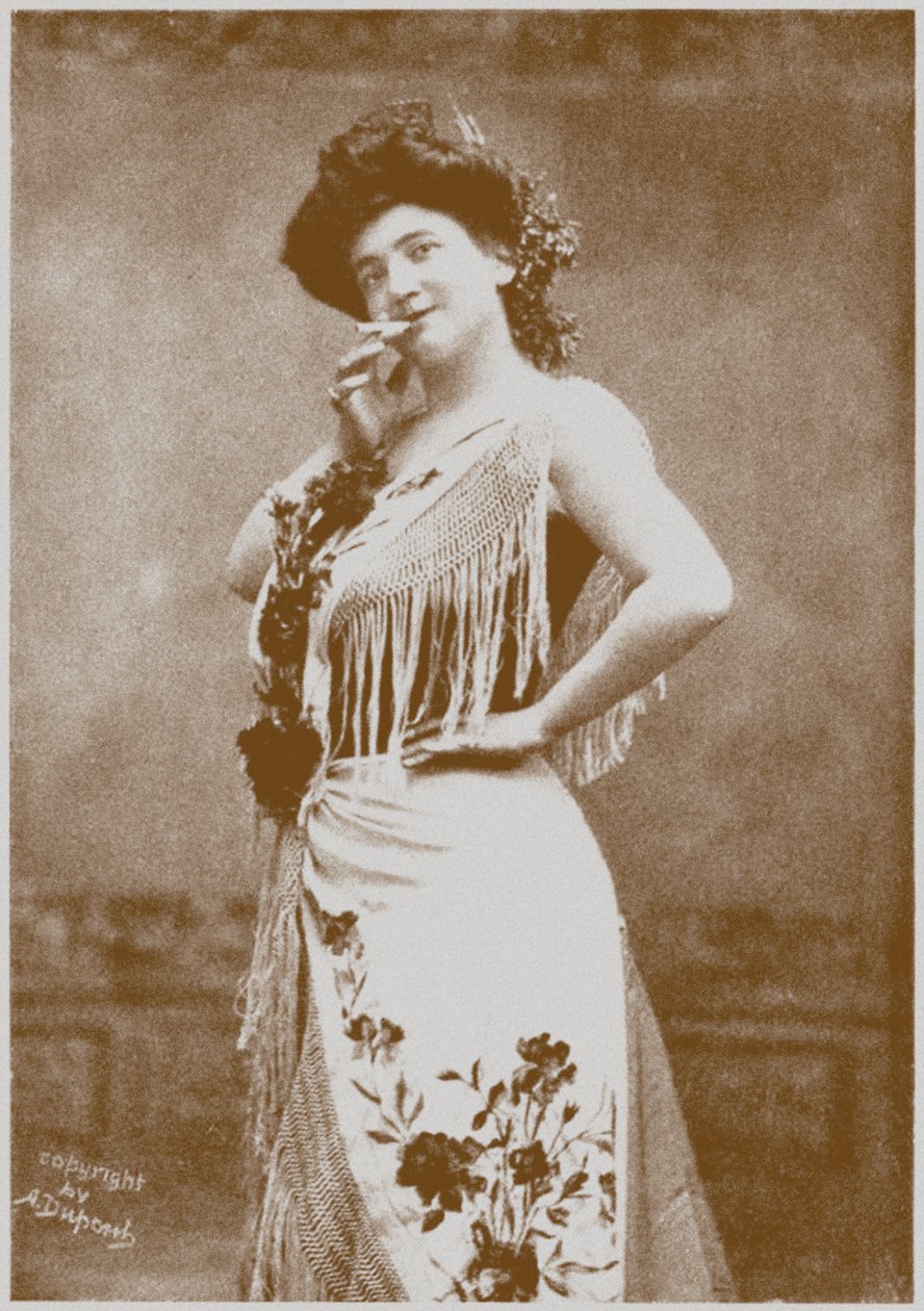 Emma Calvé come Carmen da Aime Dupont