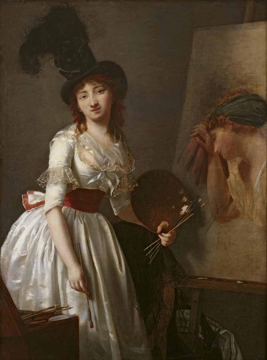 Ritratto di una pittrice, allieva di David da Aimee Duvivier