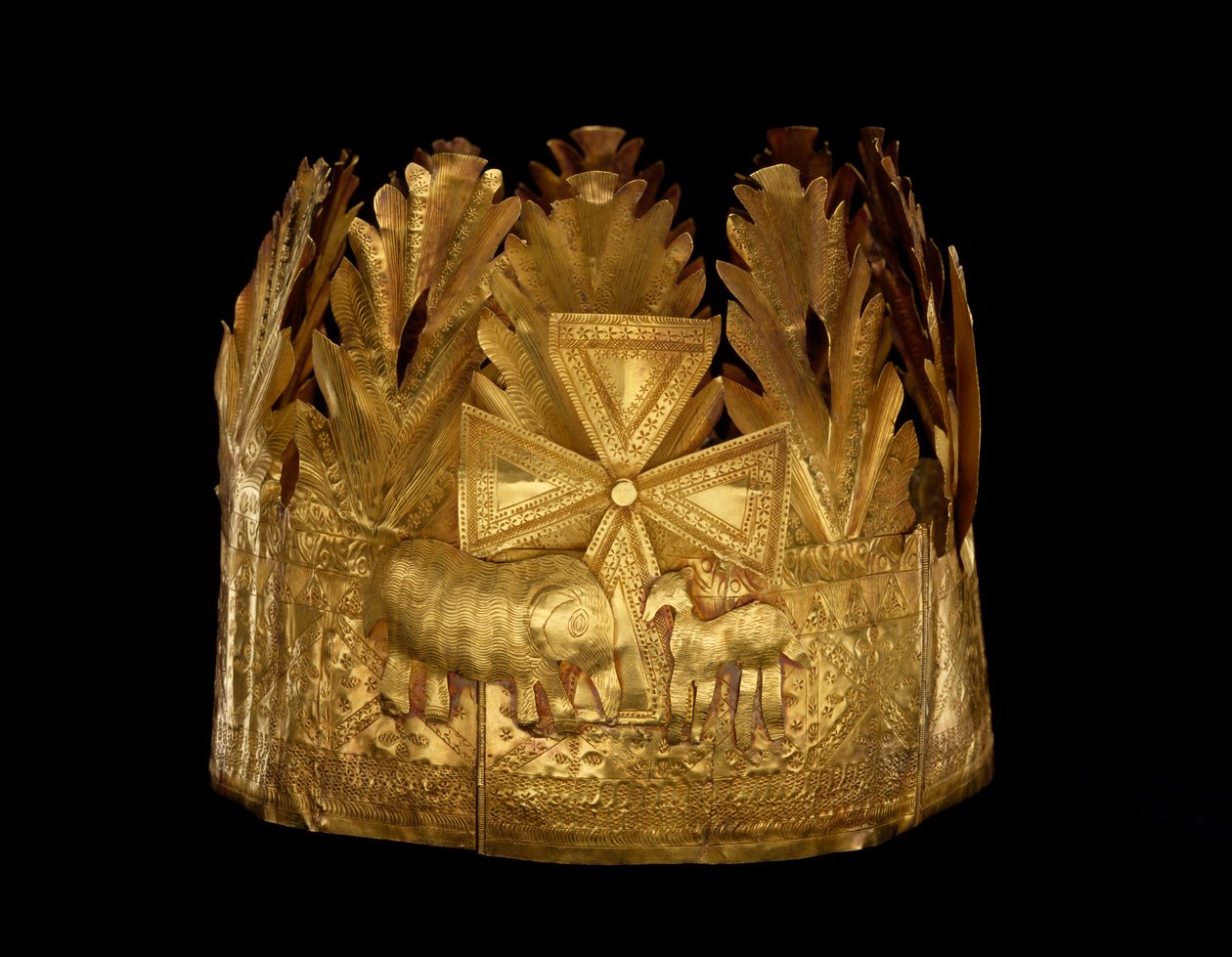 Corona, Ghana Togo, c.1900-50 da Akan School