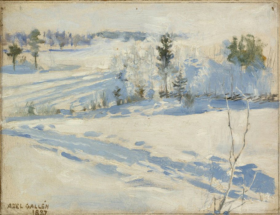 Paesaggio invernale da Akseli Gallen Kallela