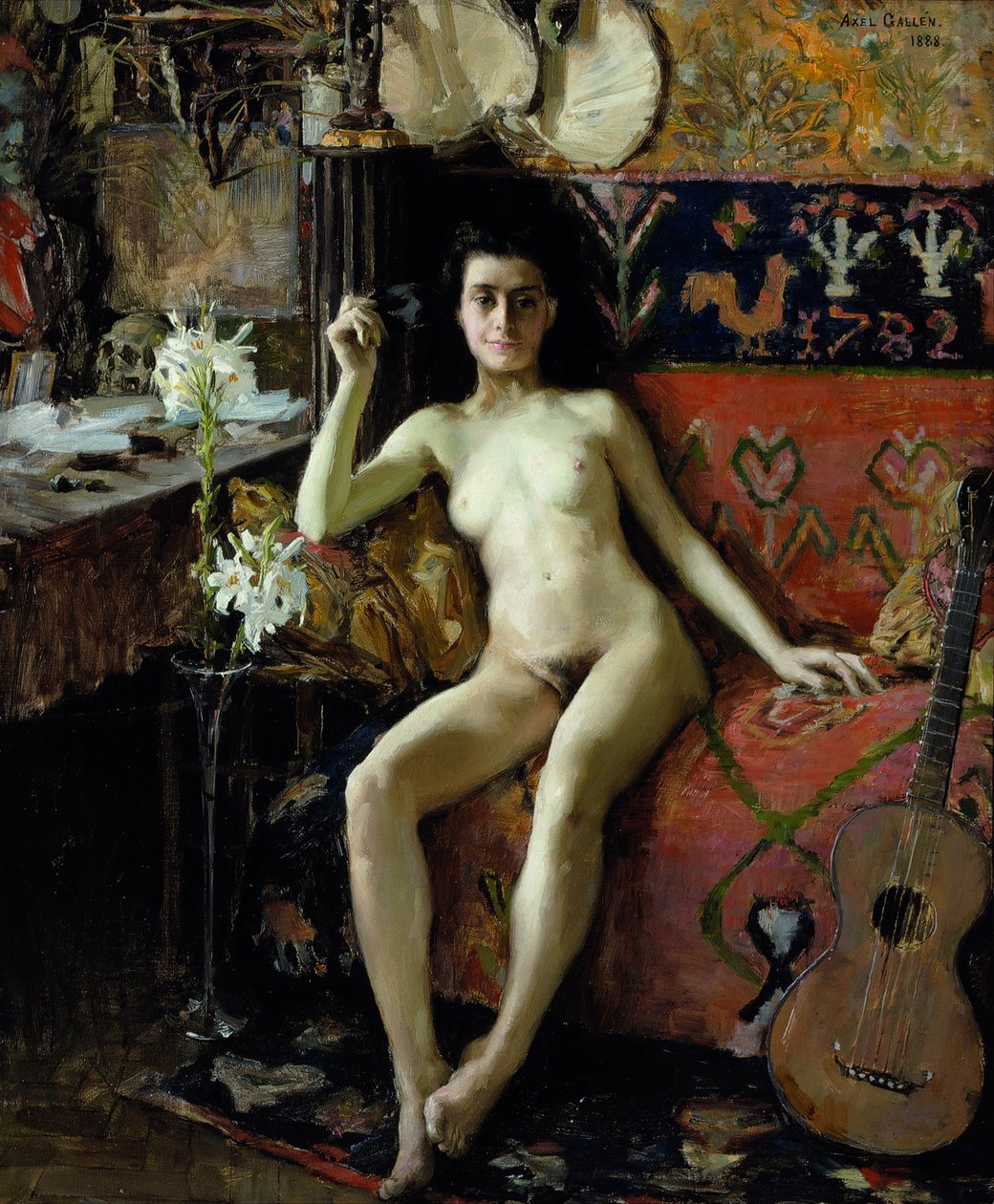 Démasquée, 1888 da Akseli Gallen Kallela
