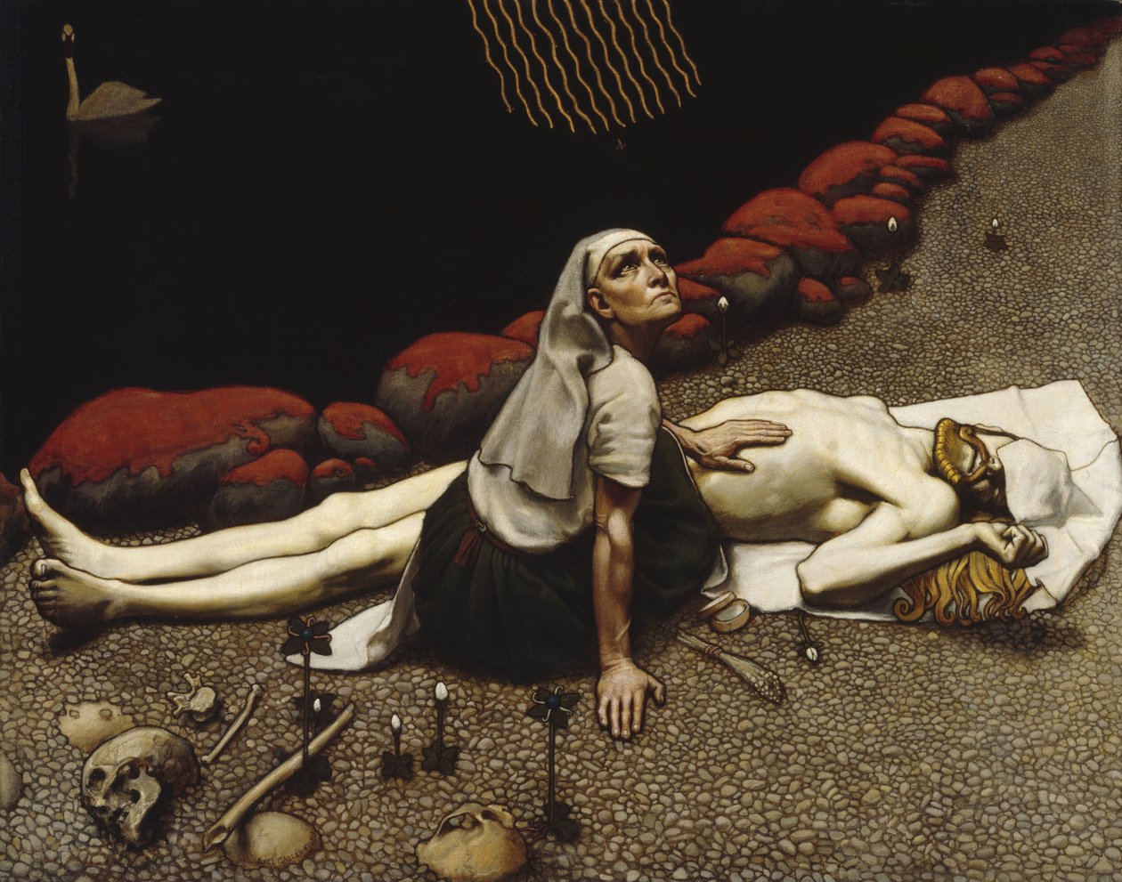 La madre di Lemminkäinen da Akseli Gallen Kallela
