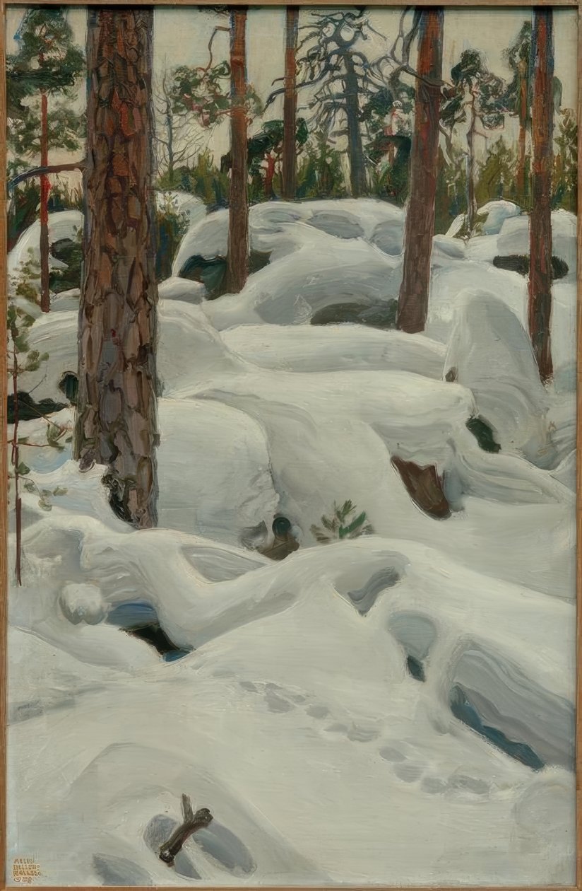 La caverna della lince da Akseli Valdemar Gallen Kallela